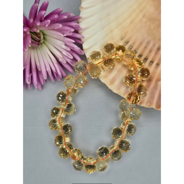 Natural AAA Grade Tear shape Asymmetric Citrine bracelet