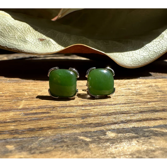 Natural Jade Earrings